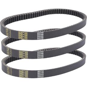 BLACKHORSE-RACING 3PCS 40 Series Torque Converter Belt GO Kart Comet 203785A Comet 203785 MANCO 12346 Belt