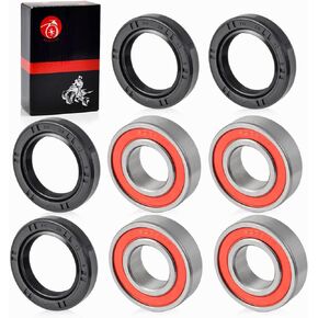 Front Wheel Bearings and Seals Kit For HONDA Recon 250 TRX250TE TRX250TM 1997-2018 TRX200D 1990-1997 TRX350TE TRX350TM 2000-2006