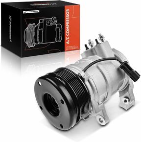 A-Premium Air Conditioner AC Compressor with Clutch Compatible with Dodge Durango 5.7L 2004-2008, Chrysler Aspen 5.7L 2007-2008, 10S20E Style