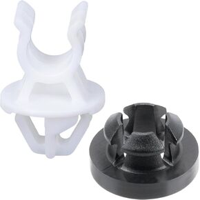 OAUTOO 10pcs Hood Prop Rod Holder Clip & Grommet for Honda 91503-SS0-003, 91604-SD2-013 Accord Civic CR-V Odyssey