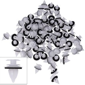 Door Panel Clips with Seal Ring Compatible with BMW E34 E36 E38 E39 E46 X5 M3 M5 Z3 (Pack of 100)