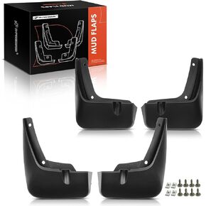 A-Premium Set of 4PCS Mud Flaps Splash Guards Mudguards Mudflaps with Hardware Compatible with Hyundai Palisade, 2020-2022 2023, Sport Utility, (W/O Pedal), Front and Rear (Driver & Passenger Sides)
