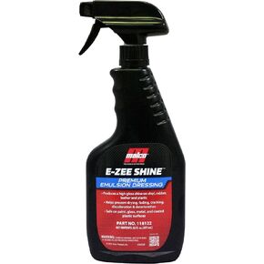 Malco E-ZEE Shine Dressing – Premium Emulsion-Style Dressing for Vehicles/Works on Leather Plastic, and Rubber/Produces Deep Glossy Shine / 22 oz. (118122)