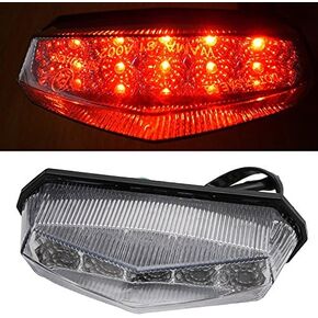 Universal Motorcycle Red 10led Headlight Taillight Rear Stop Light Brake Lights Motorbike Mudguard Brake Stop Lamp