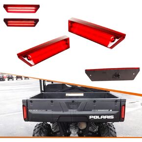 ADIIL Ranger LED مصابيح خلفية حمراء للعدسات الخلفية وأضواء الفرامل الخلفية مجموعة مصابيح الذيل لسيارة Polaris 2009-16 Ranger 500 700 800 900 2411099، استبدل OEM #2411099 in Kuwait