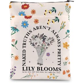 Hoover Novel Gift Bookish Gift Lily Bloom's Flower Shop Book Sleeve Book Lover Gift Book Club Gift (Naked Truths)
