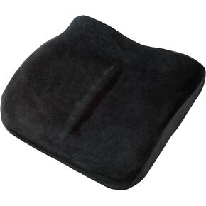 ObusForme Sit-Back Cushion – Seat Cushion and Posture Support, Contoured Ergonomic Design for Soothing Relief, Memory Foam Lumbar Support Pillow for Office Chairs and More