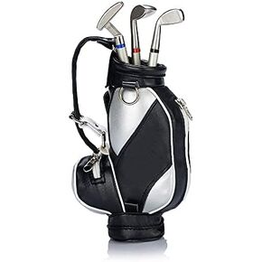 Seadream Golf Gift Sets, Desktop Golf Bag Pens Holder with 3 Pens