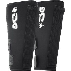 TSG Shinguard BMX, Leg Protector, Cycling, Men & Women, Hardshell, EVA Foam Padding, Stretchy Neoprene, Open Back, Removable Splint, MTB, Trail, Downhill, Dirt, Park, Certified, Adults, Swiss Design
