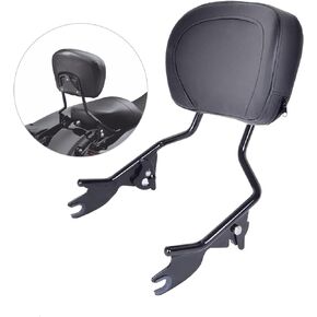 مسند ظهر سيسي بار قابل للفصل، مسند ظهر خلفي للركاب مع وسادة متوافقة مع Harley Touring Street Glide Road King Electra Glide 2009-2023 in Kuwait