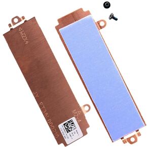 M.2 2280 SSD Heatsink Thermal Shield 26X1Y 026X1Y w/Support Bracket X8MY9 0X8MY9 for Dell G15 5510 5511 5515 5520 5521 5525