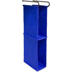 رف خزانة قماش معلق - رفين، يناسب الخزائن القياسية، قماش متين، قد تختلف الألوان in Kuwait