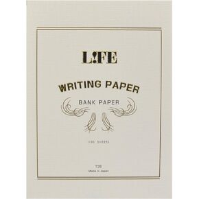 LIFE Bank paper writing paper [snow] T35