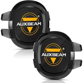 Auxbeam Round Offroad Light Covers 4 inch, Black Protective Lens Mask Circle LED Pods Off Road Driving Light Bar Covers for Trucks ATV UTV Jeep 4x4, Pair