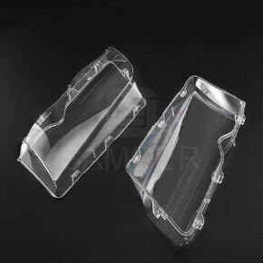 Samger 2 قطعة الجانب الأيسر الأيمن المصباح الأمامي عدسة واضحة غطاء عدسة استبدال لسيارات BMW E46 320i/325i/325xi/330i/330xi 1998 1999 2000 2001 4 أبواب in Kuwait