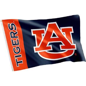 Desert Cactus Auburn University Flag Tigers War Eagle Flags Banners 100% Polyester Indoor Outdoor 3x5 (Team Name)