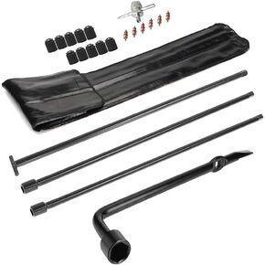 Compatible with Spare Tire Tool Kit with Spare Tire Jack Handle and Wheel Lug Wrench 2005-2019 Nissan Frontier Titan Pathfinder 2005-2015 Amanda Xterra and Infiniti 2013-2020 Select Models