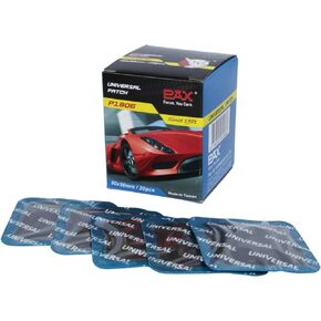 PAX 20 Pcs 50 x 50mm Square Universal Tire and Tube Patch Repair Kits, for Radial and Bias Tires Truck, Tractor, Agricultural Vehicles, Motorcycle, BMX, ATVs, River Floating, Inflatable Rubber