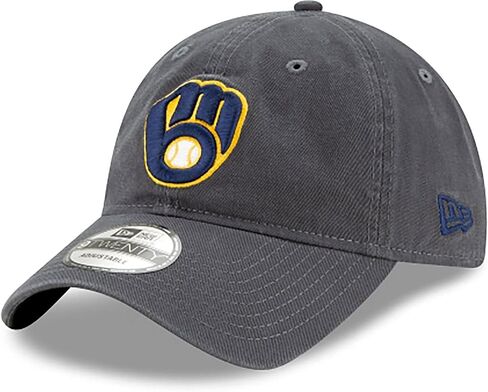 New Era Milwaukee Brewers Graphite Core Classic Twill 9TWENTY Adjustable Hat in Saudi Arabia