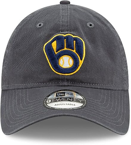 New Era Milwaukee Brewers Graphite Core Classic Twill 9TWENTY Adjustable Hat in Saudi Arabia