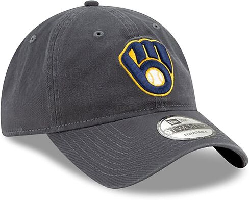 New Era Milwaukee Brewers Graphite Core Classic Twill 9TWENTY Adjustable Hat in Saudi Arabia