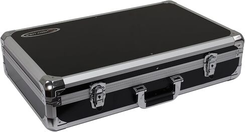 Odyssey KPT01SCSIL KROM Numark PT01 Scratch Turntable case with side compartment, Silver in Saudi Arabia
