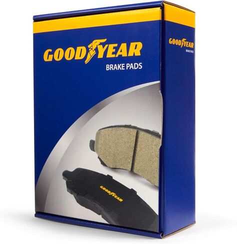 Goodyear Brakes PRK47678F | Front Brake Kit w/Pair (2) of Brake Rotors & Ceramic Brake Pads fit Chevrolet Classic 05-04, Malibu 03-97; Oldsmobile Alero 04-99, Cutlass 99-97; Pontiac Grand Am 05-99 in Kuwait