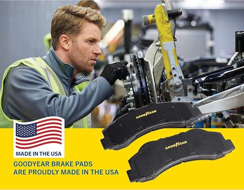 Goodyear Brakes PRK47678F | Front Brake Kit w/Pair (2) of Brake Rotors & Ceramic Brake Pads fit Chevrolet Classic 05-04, Malibu 03-97; Oldsmobile Alero 04-99, Cutlass 99-97; Pontiac Grand Am 05-99 in Kuwait