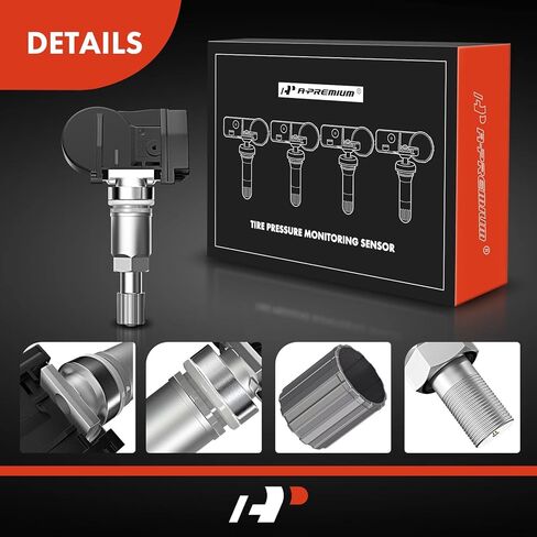 A-Premium 433MHz Tire Pressure Monitoring System Sensor TPMS Compatible with Nissan Altima Pathfinder 2013-2018 Maxima Murano Infiniti QX60 Q60 Q50 JX35 Replaces# 407003JA0A 407003JA0B TPM178 4-Pack in Saudi Arabia