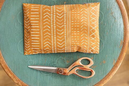 12 × 15.5 حقيبة شحن كبيرة من البوليستر 100 قطعة بتصميم نمط جيو بوهو أخضر لملابس الأعمال الصغيرة، تغليف لطيف، مغلفات ذاتية الغلق غير مبطنة، قابلة لإعادة التدوير وصديقة للبيئة بواسطة Mini Wander in Kuwait