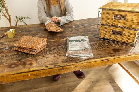 12 × 15.5 حقيبة شحن كبيرة من البوليستر 100 قطعة بتصميم نمط جيو بوهو أخضر لملابس الأعمال الصغيرة، تغليف لطيف، مغلفات ذاتية الغلق غير مبطنة، قابلة لإعادة التدوير وصديقة للبيئة بواسطة Mini Wander in Kuwait