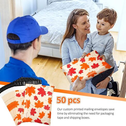50Pcs Large Poly Mailers 14.5 x 19, Cute Shipping Bags for Small Business Clothing Mailers Poly Bags Poly Mailer Plastic Mailing Bags, Big Polymailers Package Bags Shipping Envelopes Mailers (Flower) in Saudi Arabia