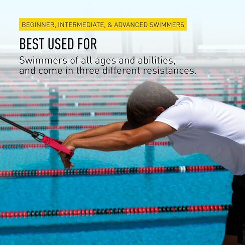 سلك FINIS Dryland - أربطة تمرين المقاومة لتحسين القوة والمرونة - أربطة تمدد مقاومة لجميع الأعمار والقدرات in Saudi Arabia