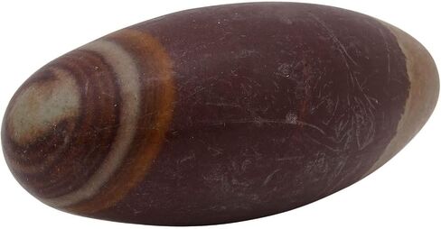Narmada Shiva Lingam Stone 3"inch - Narmada River Shiva banalinga for Positive Energy Gemstone Shiva Lingam Stone - Worry Stone for Natural Body Chakra Balancing, Reiki Healing and Crystal Grid Shiva in Saudi Arabia