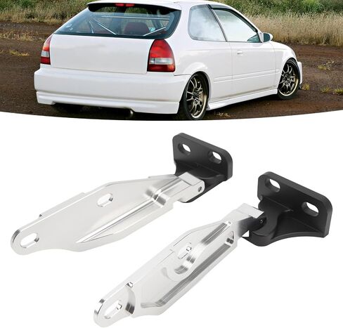 Hood Hinge Release Latch, Sturdy Billet Aluminum Easy To Install High Strength Hood Hinge Release Latch Kit for CIVIC EK 1996 To 2000 in Saudi Arabia