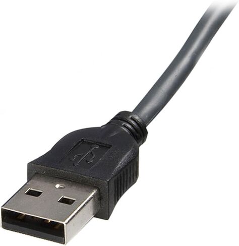 StarTech 6ft Ultra-Thin USB VGA 2-in-1 KVM Cable, TAA (SVUSBVGA6) | Sends VGA video and USB keyboard mouse from KVM switch, PC99 color-coded, Mini-coax wire, File transfer in Kuwait