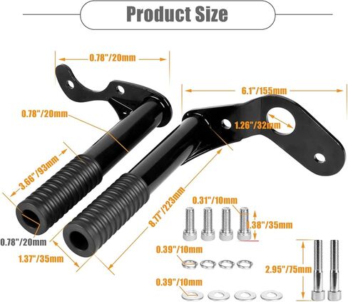 إطار منزلق لإطار الركاب من Softail لـ Harley Softail Street Bob Low Rider Heritage Classic 2018 2019 2020 2021 2022 2023 in Kuwait