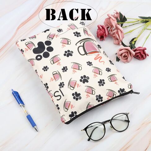 PLITI Dog Lover Book Sleeve Coffee Lover Gift Dog Mom Gift All I Need is Coffee and My Dog Book Cover (Need Coffee Dog BS) in Kuwait