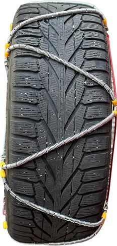 TireChain.com 275/40R21 سلاسل إطارات الكابلات - نمط قطري، تباع لكل زوج in Kuwait