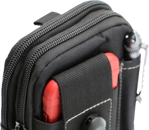 LefRight Tactical Molle Pouch EDC Utility Gadget Outdoor Men Waist Bag with Phone Belt Clip Holder Holster for iPhone 6s/7/X S21 Moto Z Force Play in Saudi Arabia