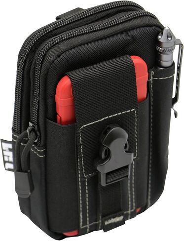 LefRight Tactical Molle Pouch EDC Utility Gadget Outdoor Men Waist Bag with Phone Belt Clip Holder Holster for iPhone 6s/7/X S21 Moto Z Force Play in Saudi Arabia