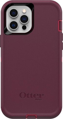 حافظة OtterBox Defender بدون شاشة لهاتف iPhone 12 PRO MAX (فقط) حافظة فقط - عبوة غير قابلة للبيع بالتجزئة - Berry Potion in Kuwait