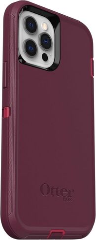 حافظة OtterBox Defender بدون شاشة لهاتف iPhone 12 PRO MAX (فقط) حافظة فقط - عبوة غير قابلة للبيع بالتجزئة - Berry Potion in Kuwait