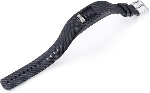 متوافق مع Garmin Vivofit 4 Band، أحدث سوار بديل من السيليكون لساعة Garmin Vivofit 4 (بدون متتبع (أسود، كبير) in Kuwait