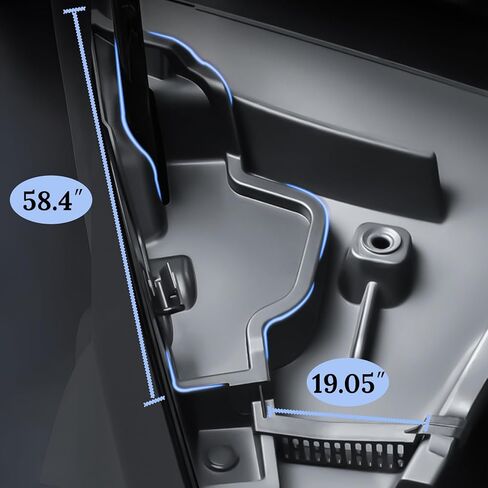 لطراز تسلا Y غطاء محرك السيارة حاجز الماء 2021-2024، غطاء مرشح شبكة دليل المياه لحجب المياه لملحقات الجذع الأمامي (2 قطعة) in Kuwait