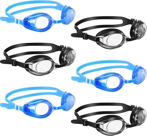 6 Pieces Swim Goggles with No Leaking for Adult Men Women Kids Triathlon in Saudi Arabia
