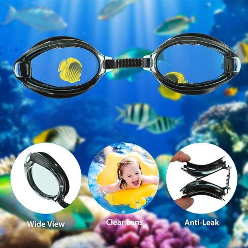 6 Pieces Swim Goggles with No Leaking for Adult Men Women Kids Triathlon in Saudi Arabia