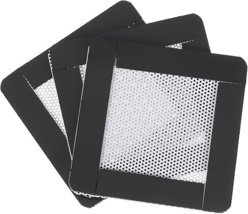 MECCANIXITY 3 قطع فلتر غبار PC، 60 × 60 مم إطار مغناطيسي PVC حافظة كمبيوتر تبريد غطاء شبكي مقاوم للغبار شوايات مروحة لمكبرات صوت هيكل الكمبيوتر، أبيض in Kuwait