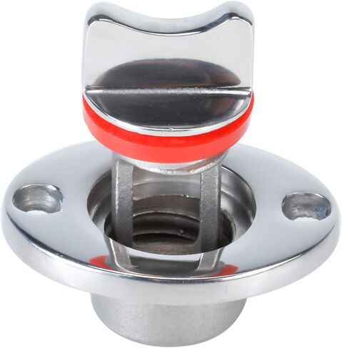 Boat Drain Plug Oval Garboard Stainless Steel for 1" Hole, Thread for 3/4" in Kuwait