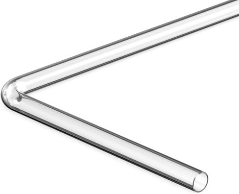 PrimoChill 90 Degree Pre- Bent 10mm ID x 14mm OD Rigid Acrylic/PMMA Tubing - 200mm x 500mm, Made with Premium Materials, Perfect Hardline for PC Watercooling - 4 Pack - Clear in Saudi Arabia